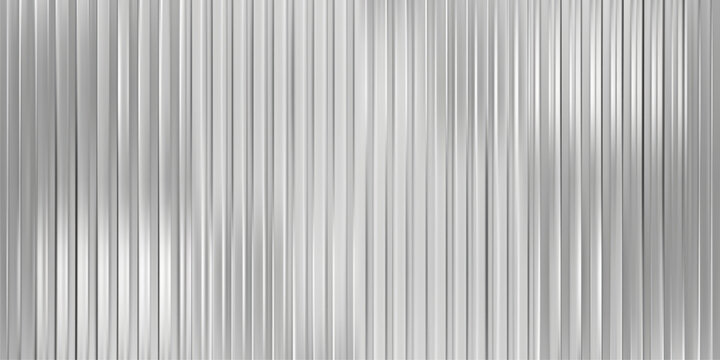 Glass pattern texture effect. Holograph ice reed metal. Abstract 3d ribbed line gradient. Fluted laser ripple striations. Silver light corrugated transparent wall. Seamless frosted plastic prism panel
