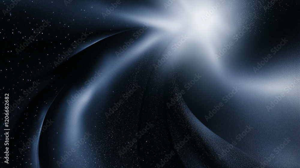 Fototapete Elegant dark blue abstract background with circular gradient and glowing effect, designed to add depth and sophistication to creative projects in fashion, art, interior design, advertising, and graphi