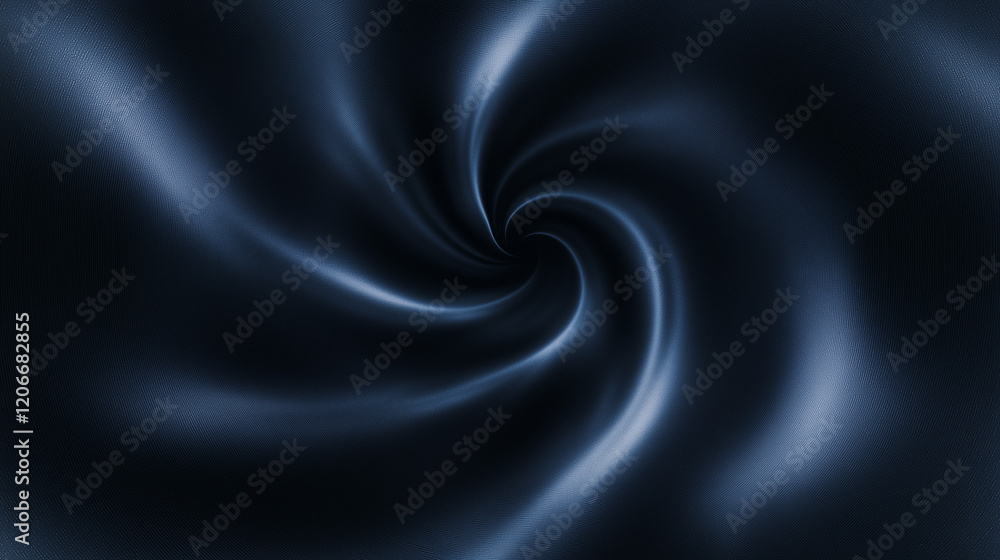 Poster Elegant dark blue abstract background with circular gradient and glowing effect, designed to add depth and sophistication to creative projects in fashion, art, interior design, advertising, and graphi