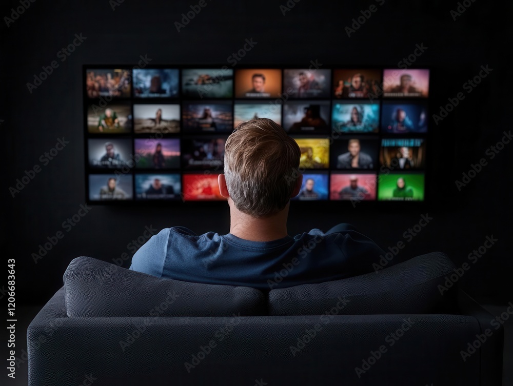 Aufkleber streaming services entertainment trends. ai-driven content personalization using ai to recommend hyp