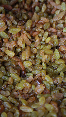 Golden Raisins Close-up