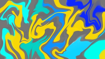 Abstract Color Swirl Chaos