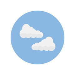 cloud icon illustration flat