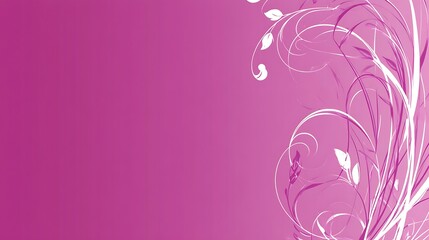 Abstract Pink Floral Design Background Image