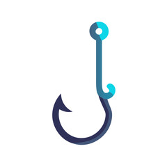 fishing hook icon design