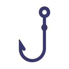 fishing hook icon design