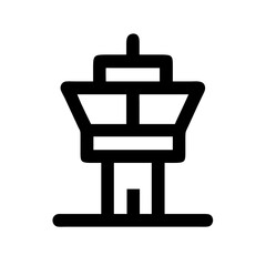 flight control tower icon design