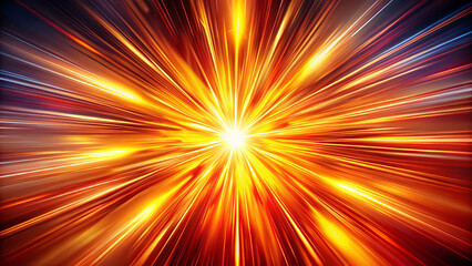Bright abstract explosion with vibrant colors and dynamic lines