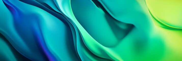 Obraz premium A vibrant abstract gradient background with bright greens and blues.featuring energetic color blends.emphasizing freshness and innovation.ideal for tech and marketing visuals