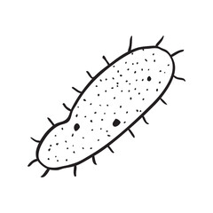 Virus, Covid-19 HMPV orther simple vector hand draw sketch illustration