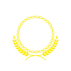Leaves Circle Emblem