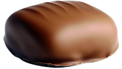 Obraz premium Delicious Chocolate Coated Dessert with Smooth Texture and Rich Flavor Ideal for Sweet Treats and Indulgent Snacks