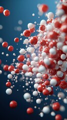 Detailed nanoscale render of intricate molecular structures showcasing advanced scientific visualization techniques.