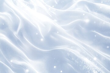 Naklejka premium Snowy Ground with Snow Flakes