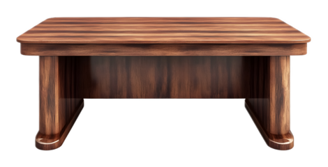Executive table on a transparent background. isolated background.