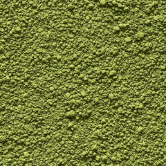 Vibrant green powder texture for food use.