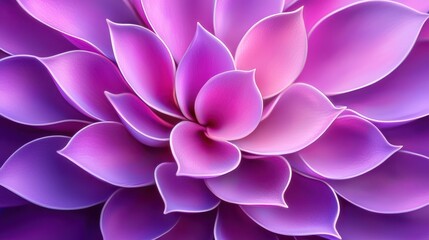 Fototapeta premium Vibrant Purple Flower Petals Close Up Abstract Floral Macro Photography