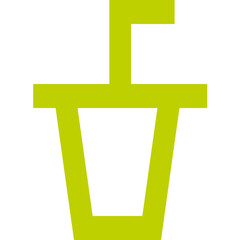 Drink icon logo design