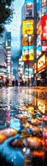 Rainy Night in the City.