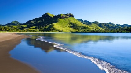 Tranquil Tropical Beach Scene