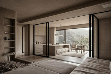 Unfinished Luxury Home Interior Design