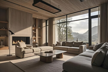 Unfinished Luxury Home Interior Design