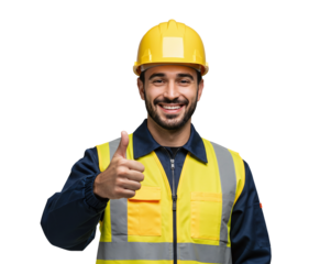 Construction workers with their arms crossed 