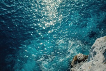 Obraz premium Ocean view from cliff