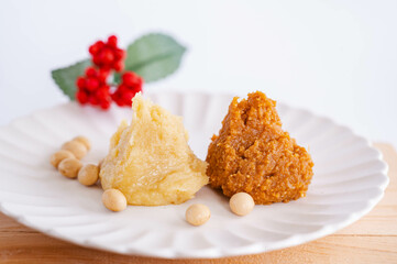 白みそと赤みそ