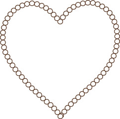 Blue Heart Shape Frame