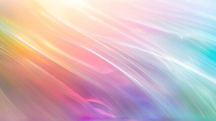 Obraz premium Abstract pastel rainbow swirls background, ideal for website design or presentation