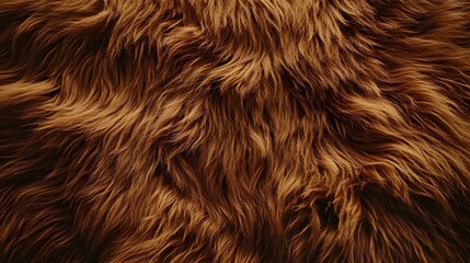 Fototapeta premium Rich Brown Animal Fur Texture Background