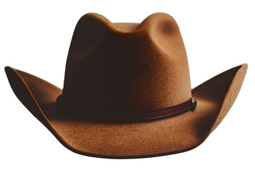 Brown cowboy hat
