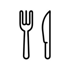 fork knife icon design