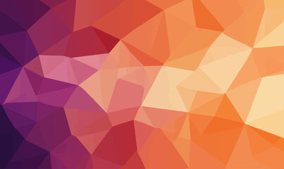Colorful Abstract Delaunay Voronoi Triangulation Background Vector Illustration
