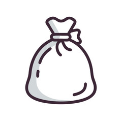 garbage bag icon design
