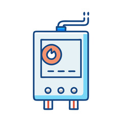 gas boiler icon design