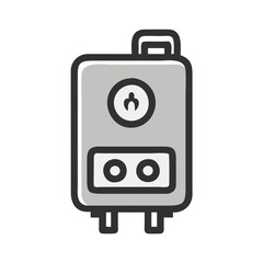 gas boiler icon design