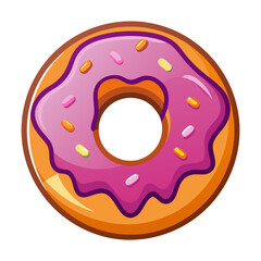 glazed donut icon design