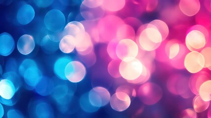 Vibrant abstract background of pink and blue reflecting light