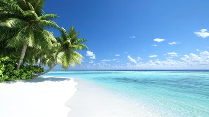 Tranquil Tropical Beach Scene
