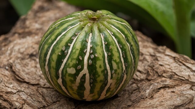 Malathion Scarab: Detailed View of Its Striped Skin and Unique Texture