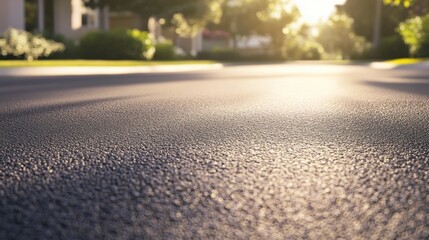 Asphalt Road Closeup