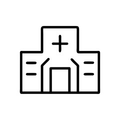 Obraz premium hospital icon design