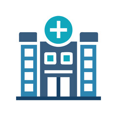 Obraz premium hospital icon design