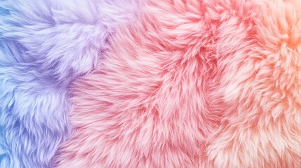 Fototapeta premium Pastel Pink and Purple Fur Texture Background