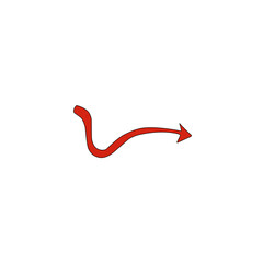 devil tail vector design