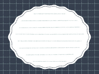 シンプル　チェック　便箋