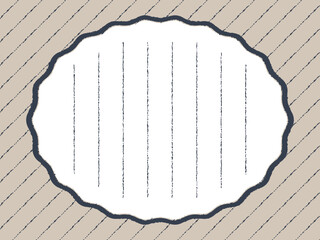 シンプル　ストライプ　便箋