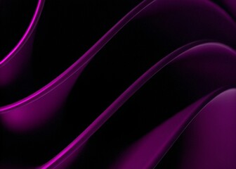 Abstract purple curved shapes on dark background